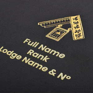 Tablier maçonnique pour OEM/ODM personnalisable en cuir véritable/tissu satiné, norme IP67, régalia de chapitre de la Couronne royale - Product Image 3