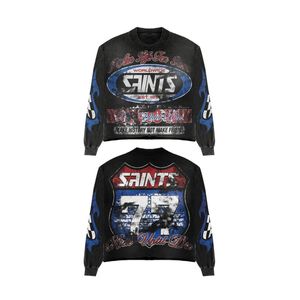 Sweat-shirt en molleton de coton 300 g/m² avec logo personnalisé avec impression directe sur vêtement - Product Image 2