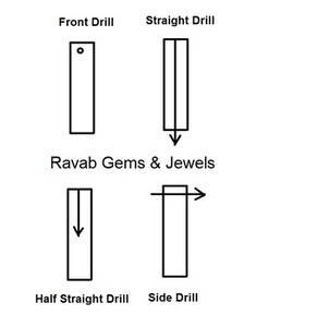 Huître naturelle cuivre turquoise 8x16mm pierre trapézoïdale multicolore pierre gemme orange lisse fabrication de bijoux pierres précieuses en vrac - Product Image 4