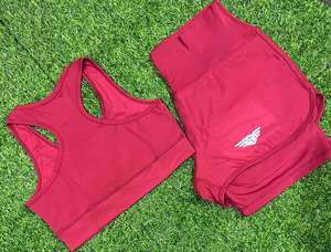 Ensemble de yoga léger personnalisé pour femmes, motif uni, vêtements de fitness, taille élastique pour l'exercice en plein air, faible MOQ, équipement de yoga sans couture - Product Image 2