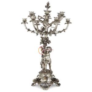Unique Design Candelabra Tabletop High Great Quality Metal Candelabra Restaurant & Party Decoration <b>Large</b> Size Unique Candle <b>Jar</b> - Product Image 3