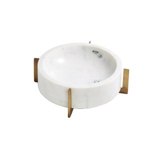 Vajilla Cuenco de mármol La mejor decoración de colores y materiales naturales Cuencos de inmersión Diseño de tamaños múltiples Ensaladera de frutas - Product Image 1