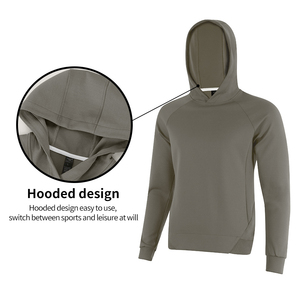 Haute Qualité Sport 92% Polyester 8% Spandex Impression Logo Hoodies Unisexe Pull À Capuche Hommes Hoodies - Product Image 6