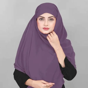 Hijab Georgette de imitación ligero y elegante para mujer, ropa de fiesta india y pakistaní - Product Image 1