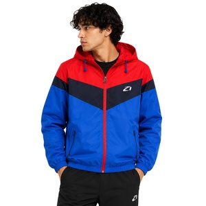 High Quality Vintage 90s Style Nylon Windbreaker Color Block Unisex 100% Cotton Panel Work <b>Jackets</b> Customized Size Men's <b>Jackets</b> - Product Image 1