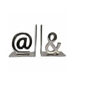 Trends Ceramic Alphabet Sculpture Bookend LG Assortment of Classic <b>book</b> <b>ends</b> will suit any room Finish Black Large Black - Product Image 5