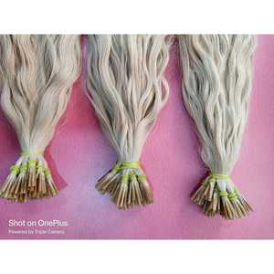 ผมต่อแบบดิบปลายแหลมสีบลอนด์เกรด12A - Product Image 3