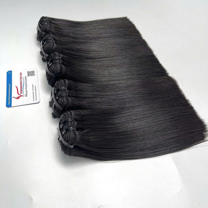 Extensions de cheveux de trame vierges Remy vietnamiennes 100% paquets de cheveux raides d'os Extensions de cheveux humains vietnamiens - Product Image 5