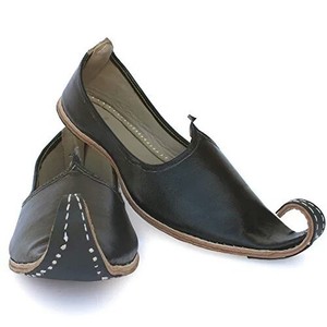 Özel yeni tasarım yüksek kalite düz erkek Khussa ayakkabı Flip Flop rahat düğün kıyafeti Gents Khussa terlik <span class=keywords><strong>Punjabi</strong></span> Jutti - Product Image 3
