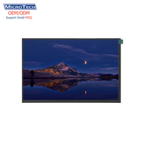 Écran LCD 1280*800 10.1 pouces A-Si TFT matrice active RGB 600 luminosité L'interface LVDS peut être équipée d'un écran tactile Microtech