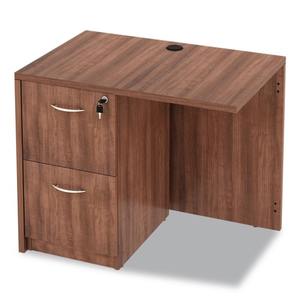 Alera VA353624WA Carcasa reversible para retorno/puente de la serie Valencia, 35 pulgadas. X 23.63 Pulgadas X 29.5 Pulgadas Nogal moderno de 35 pulgadas. X 23.63 Pulgadas X - Product Image 6