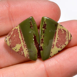 Cabochons d'opale éthiopienne naturelle rose-rougeâtre, ovale, taille radiant, polie, de qualité designer, pour bijoux élégants - Product Image 4