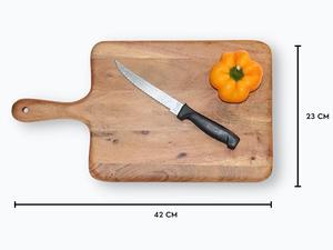 Planche à découper en bois de qualité supérieure de fabricant OEM avec finition en bois naturel et surface épaisse idéale pour couper les légumes - Product Image 2