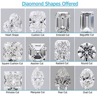 Diamantes Sintéticos Cultivados en Laboratorio PDM Gems 2026, Certificados por IGI y GIA, Color D, 0.7ct, D VVS2, Corte Esmeralda, HPHT, Blancos