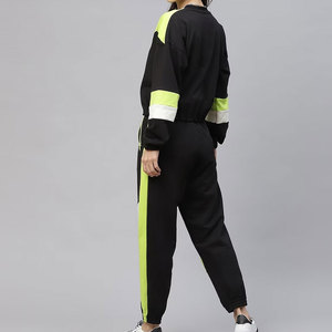 Conjunto Deportivo Informal para Mujer, Corte Regular, Color Sólido, para Invierno, Ropa Deportiva Informal, 100% Poliéster, Ligero, Antibacteriano - Product Image 3