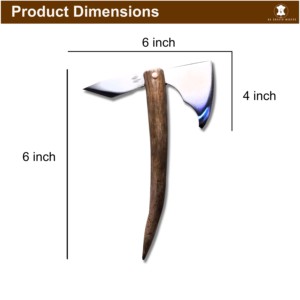Pequeño 6 "Hecho en fábrica OEM Precio bajo Hecho a mano Acero al carbono HACHA Hacha - Product Image 5