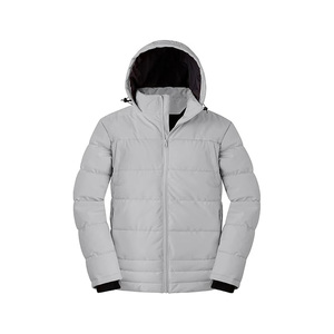 Chaqueta de burbuja de alta calidad con cuello alto y logotipo frontal al por mayor - Product Image 6