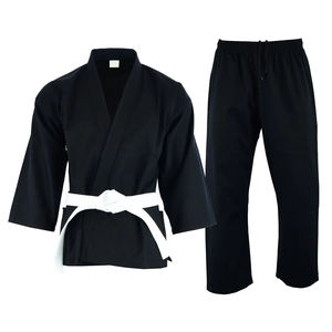 Nuevo traje de jiu-jitsu profesional de algodón de tejido perlado simple, kimono de jiu-jitsu, uniforme de judo, tela deportiva para kendo - Product Image 3