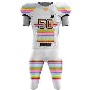 ชุดอเมริกันฟุตบอลโลโก้สั่งทำ วัสดุคุณภาพสูง เหมาะสำหรับสโมสร ทีม และโรงเรียน - Product Image 2