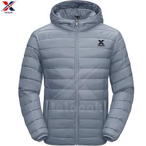 Veste matelassée unisexe imperméable pour l'hiver, légère et respirante pour l'extérieur, doublée de coton en polyester/nylon, au prix de vente élevé - Product Image 4