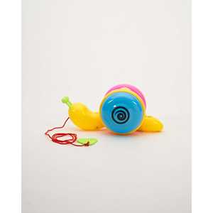 Perfect <b>Pull</b> <b>Along</b> Snail <b>Toy</b> with Musical Feature Educational Plastic <b>Toy</b> for Kids Playtime Fun - Product Image 2