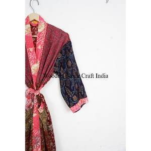 Night Wear Suit Maxi Dress Wrap Dress <b>Swim</b> <b>Cover</b> <b>up</b> Dressing Gown Vintage Style Bath Robe Long Silk Kimono for Women - Product Image 3