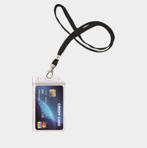 Cordón de PU con Porta Tarjetas de Visita para Guardar Tarjetas en Entornos Empresariales o Profesionales - Product Image 1