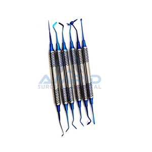 ชุดเครื่องมือทำฟันคอมโพสิต6ชิ้นพร้อมชุดสเกลาร์เหล็กเสริมสำหรับการเติมแบบแมนนวลในทุกรูปแบบ - Product Image 6