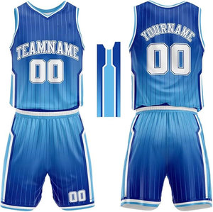 Ensemble d'uniformes de basketball personnalisables pour adultes – Kit d'été respirant avec options de nom d'équipe, sublimation, option grande taille, antibactérien - Product Image 1