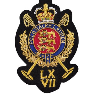 ตราสัญลักษณ์มงกุฎทองคำทำมือแบบเย็บติดบนผ้า ปักลายสำหรับเสื้อเบลเซอร์ ชุดยูนิฟอร์ม พร้อมแม่เหล็กติดตั้งได้ - Product Image 5