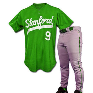 Vente en gros Chemises de baseball vierges pour jeunes hommes avec uniforme de vêtements de sport sublimé avec pantalon Ensemble de maillots de baseball personnalisés - Product Image 6