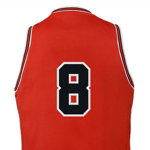 Maillot de basketball sans manches 100 % polyester de qualité supérieure, avec logo personnalisé imprimé, col respirant, grandes tailles, vente en gros, vêtements de sport - Product Image 5
