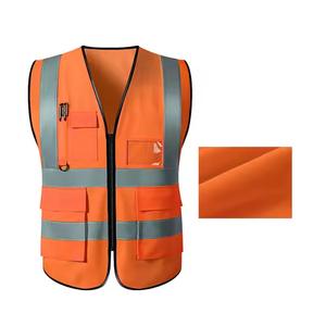 High Quality Neon Yellow Reflective Sports <b>Vest</b> Lightweight Mesh Design High Visibility Safety Features for Men's Entertainment - Product Image 2