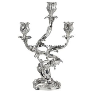Set of 3 Different Sizes Metal Wood Candle Holders Greatest Quality Indoor Home Decorative New Style <b>Candlestick</b> Holder for Sale - Product Image 4