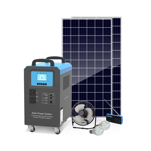 Ev kullanımı taşınabilir 1500W MPPT güneş jeneratör 2 adet GÜNEŞ PANELI lityum pil Off-grid güneş enerjisi sistemi zemin montaj - Product Image 6