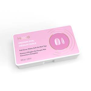 เล็บปลอมแบบกดเจลนุ่มออกแบบโลโก้ได้ตามต้องการทรงรีขนาดกลางสำหรับนิ้วมือ - Product Image 2