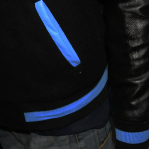 Men's Custom Letterman Varsity Jacket Square Collar Winter Casual Canvas <b>Fabric</b> Customized Color & Logo Big Size <b>Wool</b> Lined - Product Image 5