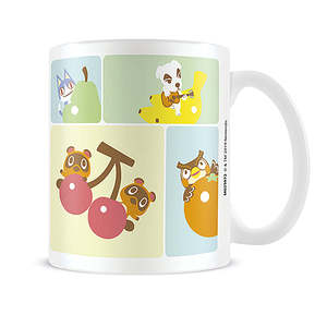 Mug en céramique peint à la main Animal Crossing, capacité 600 ml, avec personnages créatifs, technique de peinture artisanale, idéal pour les cadeaux - Product Image 3