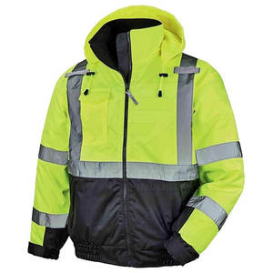 OEM 2025 Veste de travail d'hiver pour hommes Vêtements de travail de sécurité industrielle avec col montant et position du logo avant - Product Image 5