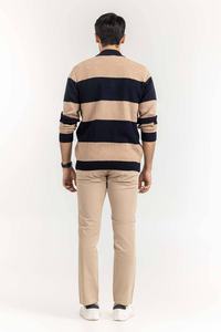 เสื้อสเวตเตอร์ผู้ชายดีไซน์ใหม่ แขนยาว ผ้าถัก คอกลม ระบายอากาศได้ดี ไซส์ใหญ่ - Product Image 3