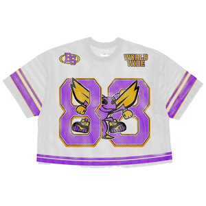 Camiseta clásica de fútbol americano personalizada, fabricantes de camisetas de fútbol callejero con sublimación de malla transpirable, camiseta de equipo - Product Image 1