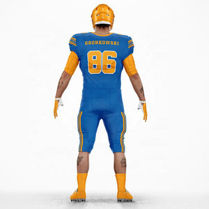 Uniformes de Fútbol Americano Personalizados para Adultos, Sublimados, con Pantalones Cortos de Sarga, Conjuntos de Uniformes para Práctica, Disfraces, 100% - Product Image 6