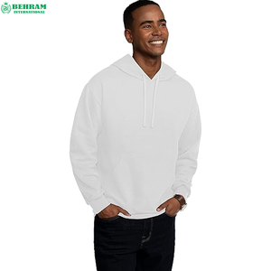 Sweat-shirt à capuche unisexe à manches longues, coupe classique, en molleton écologique/éponge française, avec logo personnalisé, 100% coton, thermique, épais - Product Image 5
