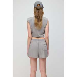 Shorts décontractés pour femmes, coupe régulière, taille élastique avec cordon de serrage, taille XS, modal, mode, ajustable avec poches - Product Image 5