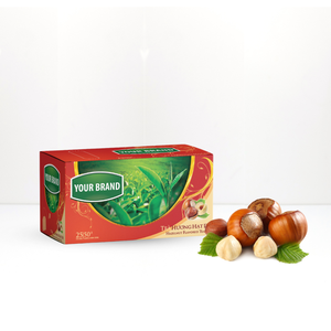 Productos al por mayor Avellana seca natural a granel Bolsas de té personalizadas Logotipo personalizado Bolsa de té verde Bolsa piramidal Paquete de té - Product Image 1