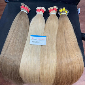 Cheveux en vrac russes bruts prix de gros usine beaucoup de belles couleurs cheveux extensions de cheveux humains en vrac - Product Image 1