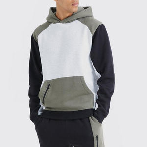 Ensemble de pantalons de survêtement à capuche évasés en coton épais avec logo personnalisé pour hommes, polaire d'hiver sans couture pour les sports de plein air - Product Image 2