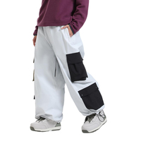 Pantalon Baggy Homme Hiver Neuf Coupe-Vent Imperméable Isolation Thinsulate 100% Polyester pour Snowboard et Ski – Vente en Gros
