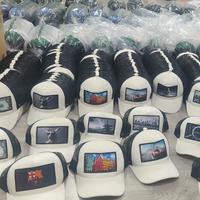 Gorra de Camionero de 5 Paneles de Terciopelo y Malla Personalizable de Alta Calidad, Diseño Bordado en 3D, Estilo Deportivo y Moderno para Invierno