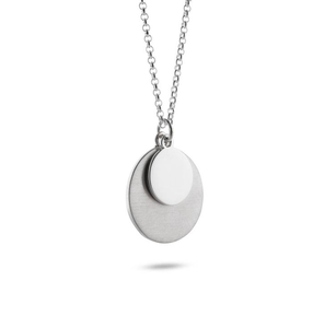 Manufacturer Wholesale Fashionable and Simple Smooth Round Pendant S925 Made of Pure Silver Material Customized Design - Product Image 4